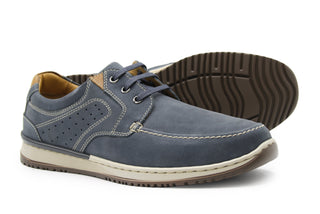 Buddy Men's Lace Up Smart Shoe | Navy