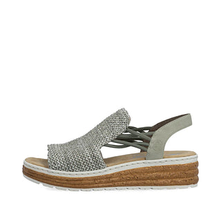 Rachel Slingback Woven Sandals  | Sage