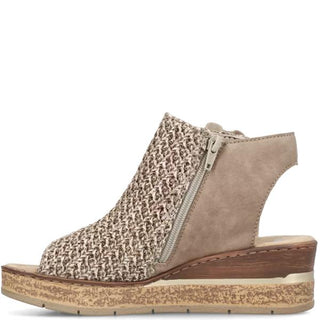 Rose Wedge Sandal | Marble Shell