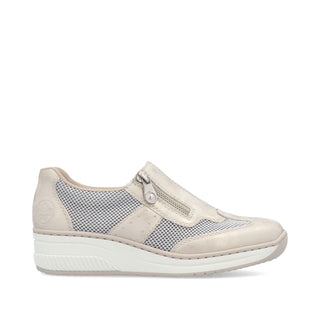 Casual Slip-on Shoe | Beige Blue