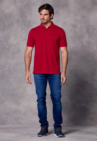 Rivet & Denim Mountain Polo | Red