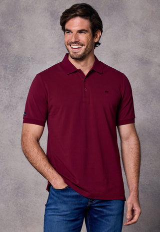 Rivet & Denim Mountain Polo | Burgundy