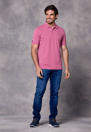 Rivet & Denim Mountain Polo | Rose