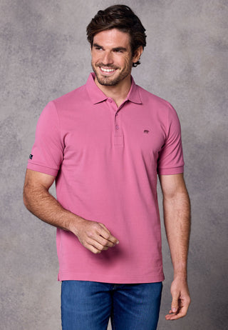 Rivet & Denim Mountain Polo | Rose