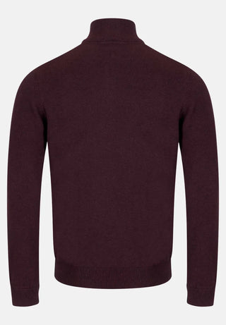 Andrew 1/4-zip Jumper | Wine
