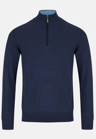 6th Sense Harry 1/4-zip Jumper Sky Captain