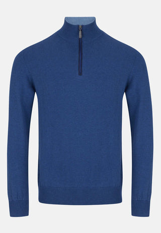 6th Sense Harry 1/4-zip Jumper Sodalite