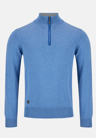 Harry 1/4-zip Jumper | Light Blue