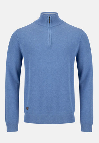 Tropic 1/4-zip Jumper | Light Blue