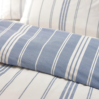 Harbour Stripe Duvet Cover Set | Blue