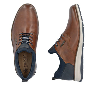 Dustin Comfort Shoe | Tan Navy