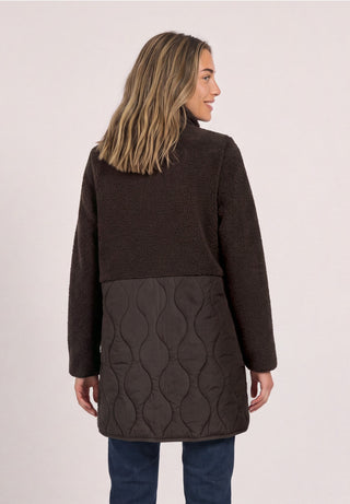 Mat Mix Teddy Coat | Auburn Brown
