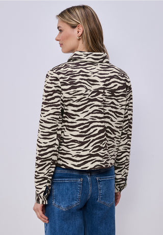 Short Silk Overshirt | Silkstone White