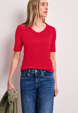 Style New Palmira Top | Salsa Red