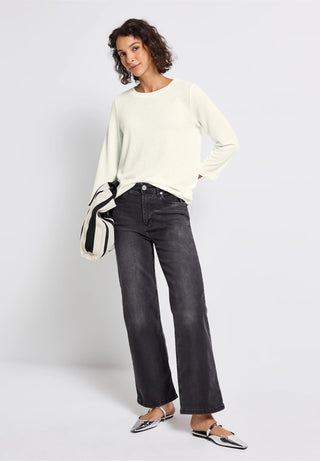 Knit Look Shirt | Off White