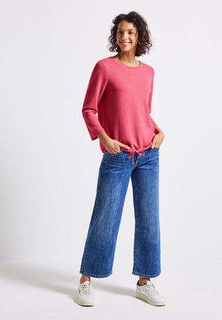 Knit Look Shirt | Almond Coral