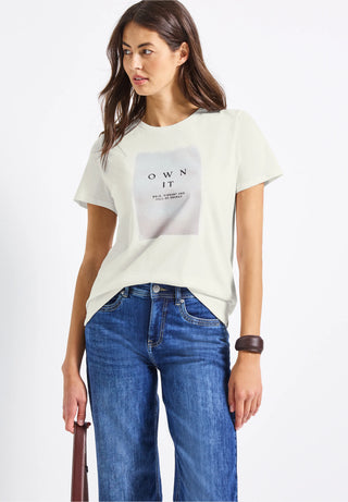 Printed Tee | Off White