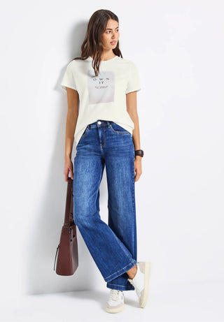 Printed Tee | Off White