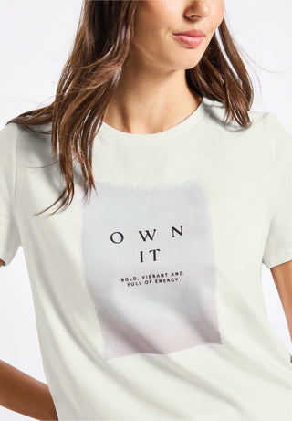 Printed Tee | Off White