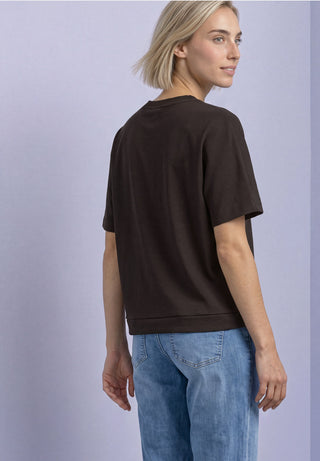 Silk Look Shirt | Coffee Bean