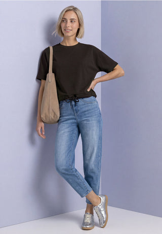 Silk Look Shirt | Coffee Bean