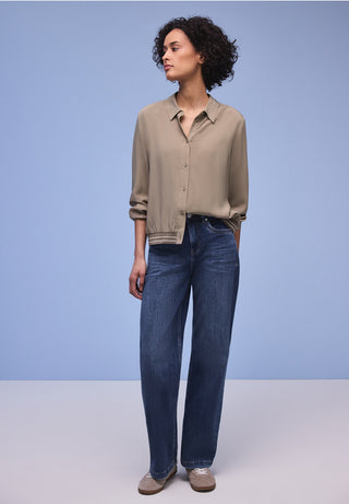 Shirtcollar Blouse | Light Terra Mocha