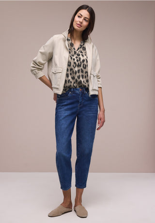 Seersucker Tunic Blouse | Original Blue