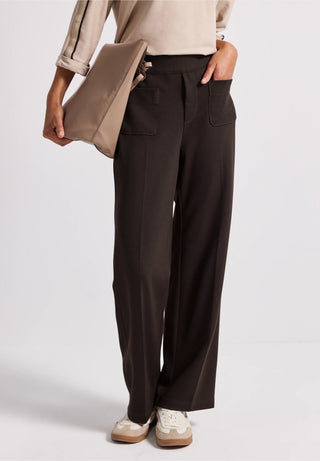 Straight Leg Trousers | Deep Roast Brown