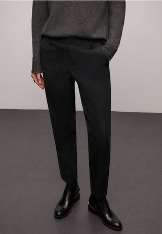 Chino With Piping | Black