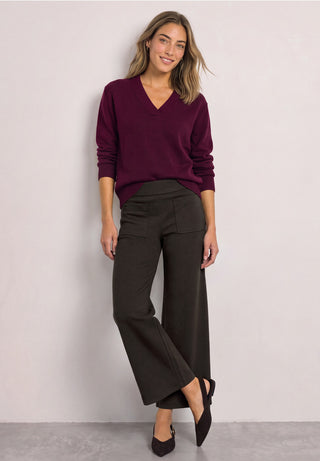 Emee Jersey Trousers | Black Coffee
