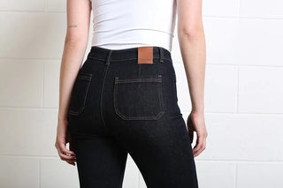 Abigail Wide Leg Jean | Raw Wash