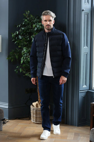 Alton Hybrid Jacket | Navy