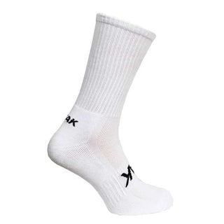 Atak Sports Shox Grip Midleg Football Socks White