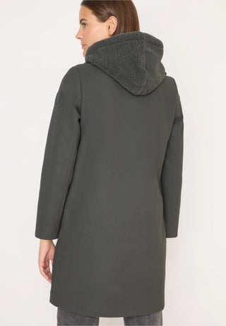 2 In 1 Teddy Coat | Dark Green