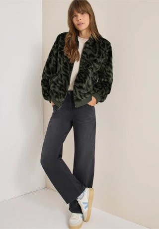 Reversible Bomber Jacket | Olive Wood