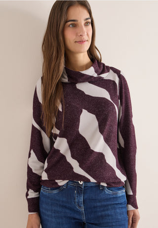 Big Cosy Collared Polo | Eggplant