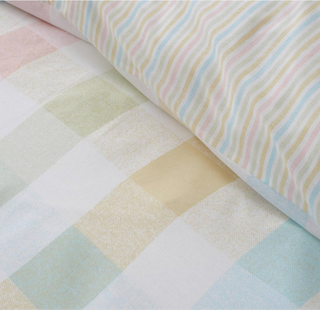 Spring Check Duvet Cover Set | Pastel