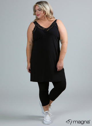 Vera Lace Tank Black