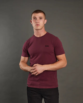 Basic Caden O Neck Tee Wine Port