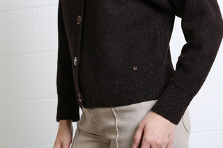 Claire Cardigan | Dark Brown