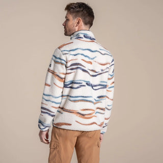 Rawthey Half Zip Fleece | Ecru / Winterstorm