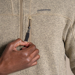 Men's Torney III Half Zip Fleece | Khaki Oak