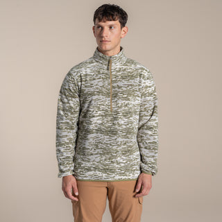 Men's National Trust Irt Half Zip Fleece | Cardamom Print