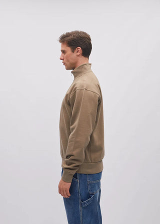Conrad Half Zip | Walnut Bark