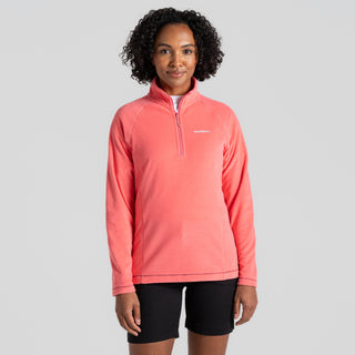 Women's Miska Half Zip Fleece | Coral Reef