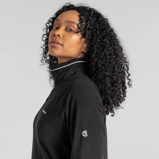 Women's Miska Half Zip Fleece Black