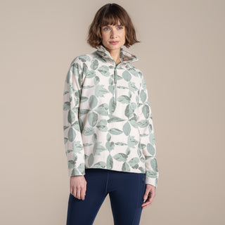 Women's Annjela Half Zip Fleece | Iced Matcha Print