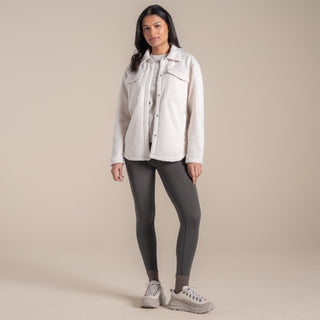 Women's Ribwort Overshirt | Ecru