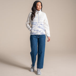 National Trust Rosemary II Overhead Fleece | Mist Blue