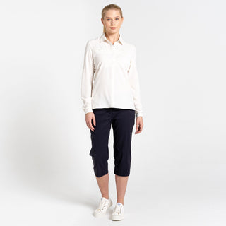 Women's Kiwi Pro II Crop Trousers | Dark Navy
